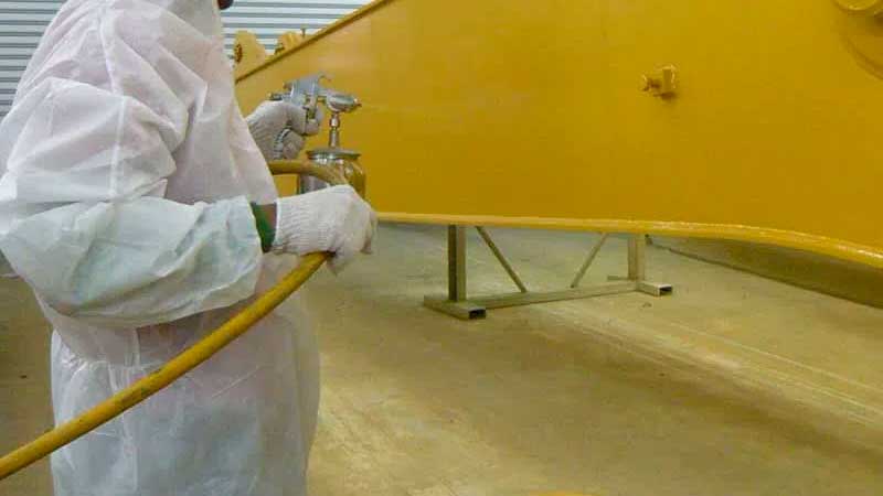 Ejemplos de aplicaciones con pintura en instalaciones industriales
